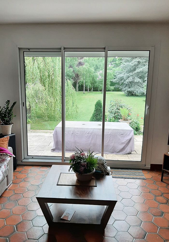 Baie coulissante ALU — gris anthracite